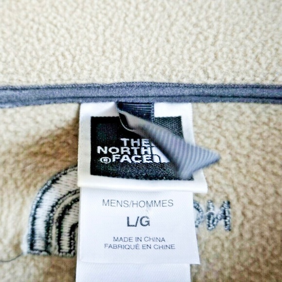 The North Face Large Fleece Green Zipup Jacket - Picture 4 of 6